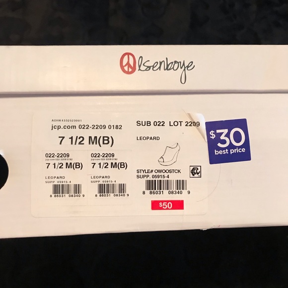 Olsenboye cheetah print wedges - Picture 2 of 6